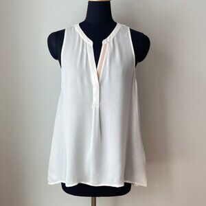 Joie Silk Tank with Blush Detail